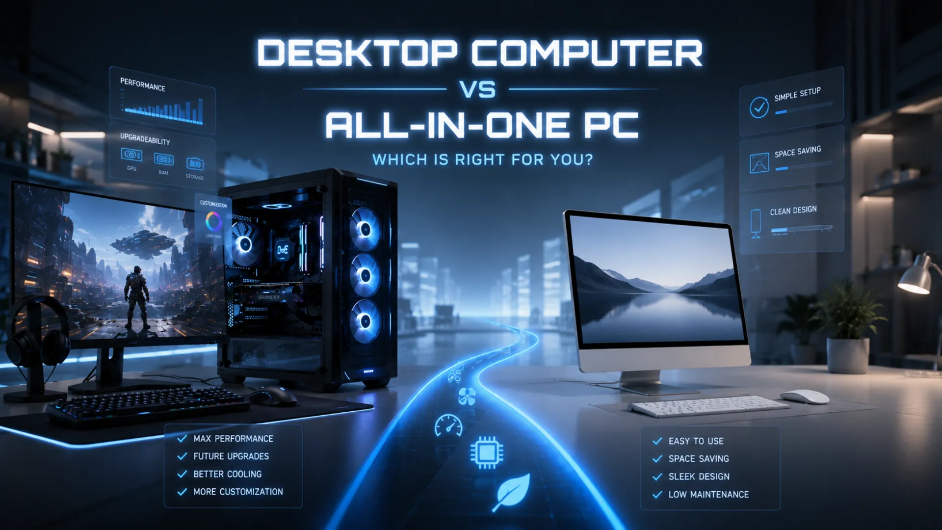 Desktop Computer vs All-in-One PC: Which to Buy 2026 - Bottleneck ...