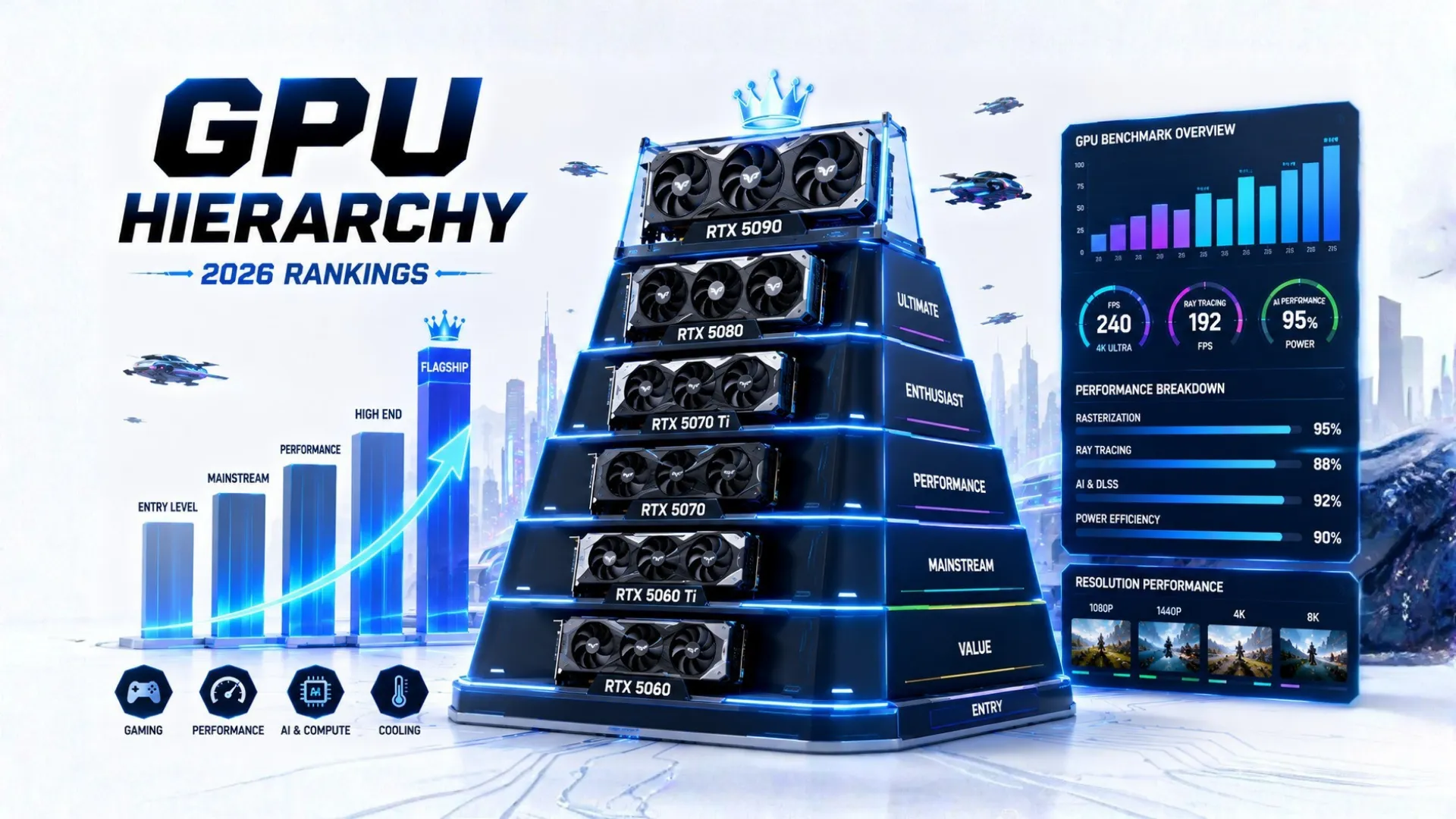 GPU Hierarchy 2026: Graphics Card Benchmarks Tier List - Bottleneck ...