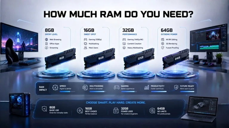 How Much RAM Do You Need (Simple 2026 Guide)