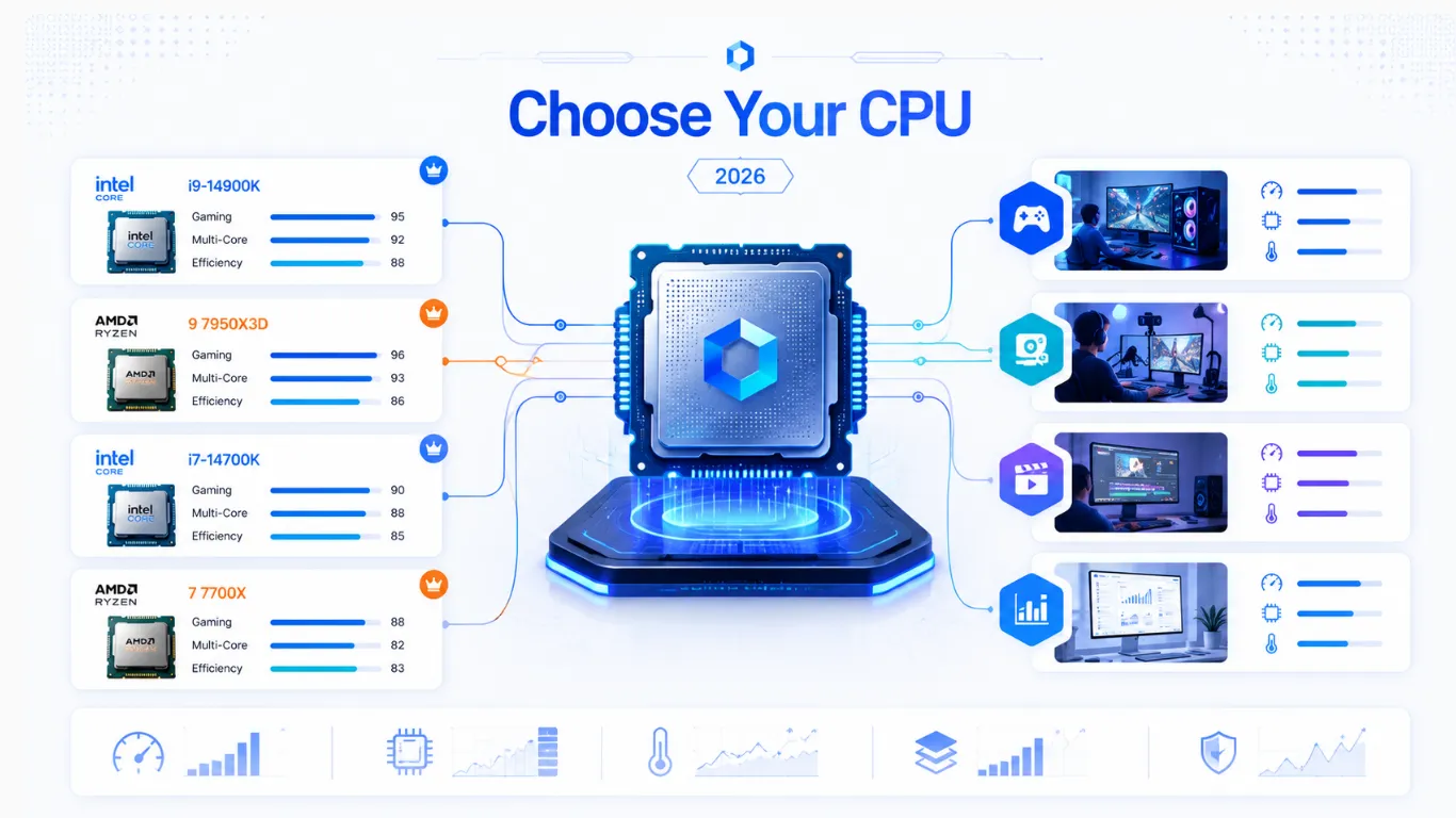 How to Choose the Right CPU for Your PC (2026 Buying Guide)