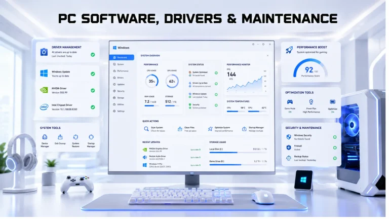 PC Software, Drivers and Maintenance The Complete Gaming Guide