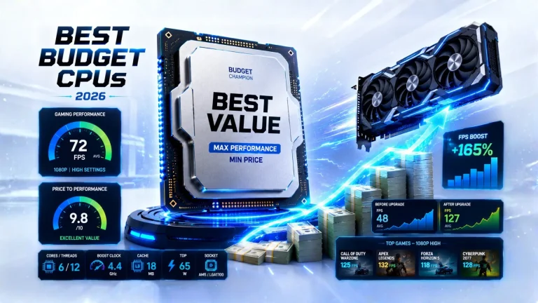 The Best Budget CPUs of 2026 (Cheap Chips That Still Game Great)