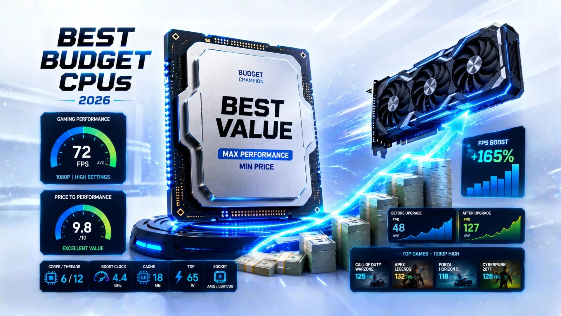 The Best Budget CPUs of 2026 (Cheap Chips That Still Game Great)