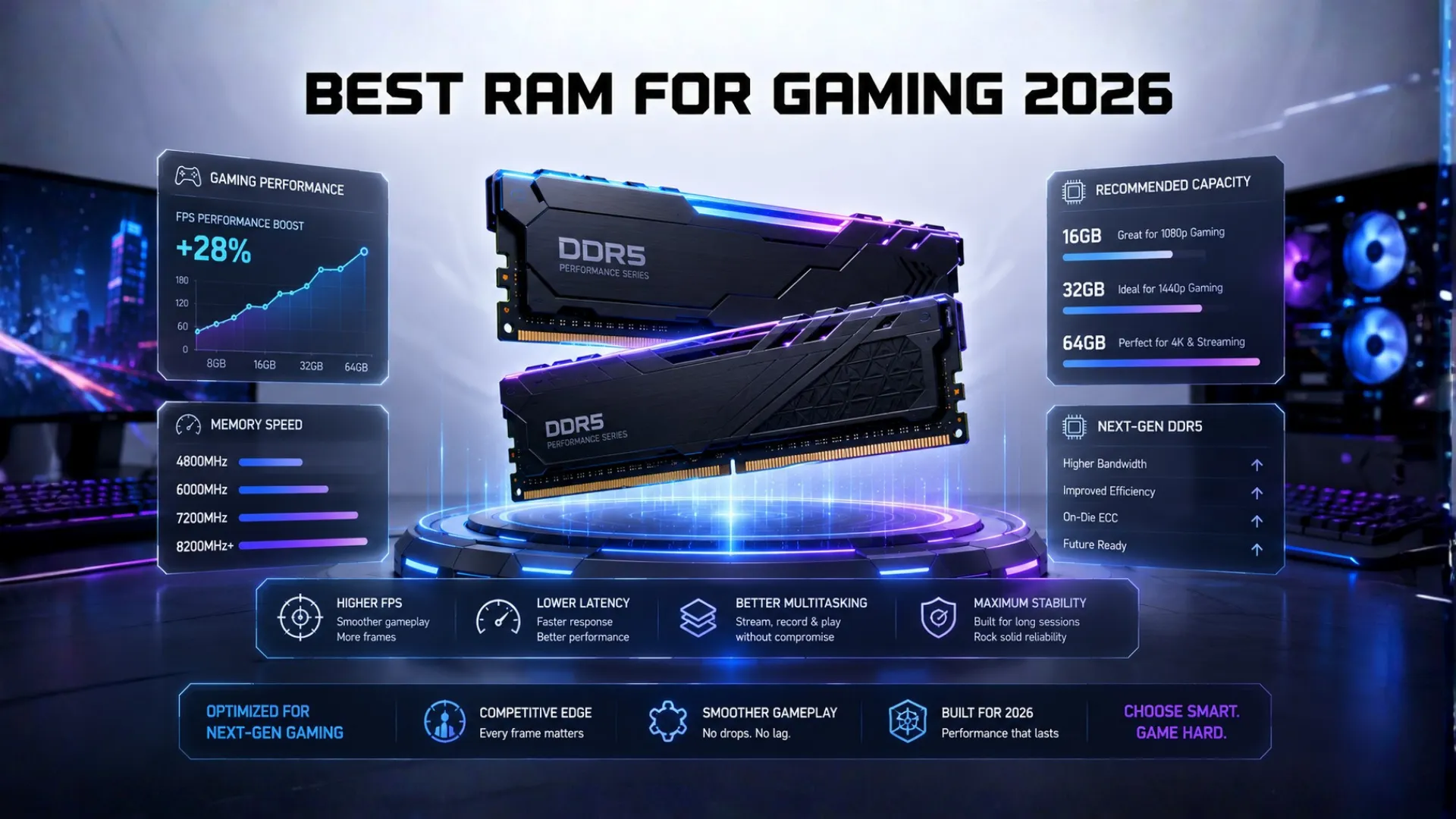 The Best RAM for Gaming in 2026 (How Much and Which Kits)