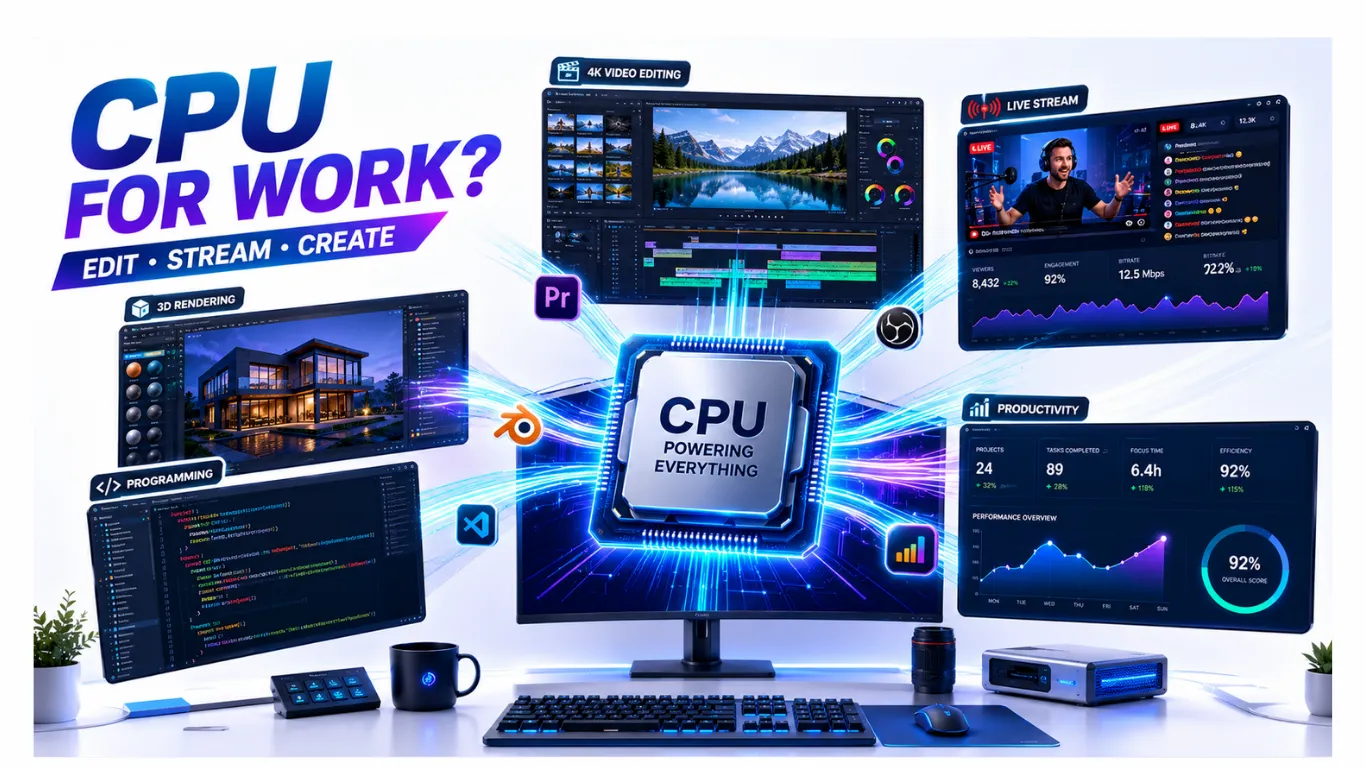 CPU for Work, cpu for editing
